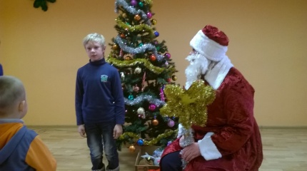 Rūdninkų kaimo vaikus aplankė Kalėdų Senelis