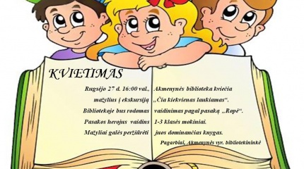 Akmenynės biblioteka kviečia