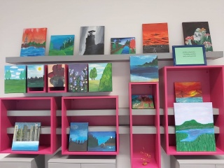 Eišiškių gimnazijos mokinių dailės paroda „Peizažas“
